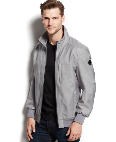 mens grey michael kors coats|Michael Kors winter puffer coat.